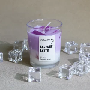 New Coffee Cup Aromatherapy Candle Bulk Matcha Latte Candle with Glass Jar Bestseller