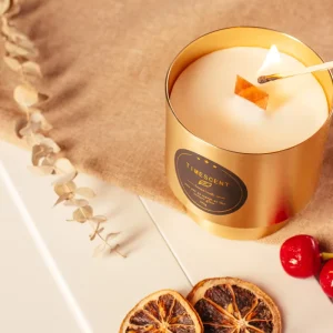 New Custom Price Luxury Gold Scented Aroma Candle with Customized Package for Diwali Easter Ramadan Father’s Day