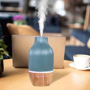 New Design 150ml Ceramic Aroma Diffuser Household Indoor Fragrance Essential Oil Diffuser 7 Color LED Light Waterless Auto off