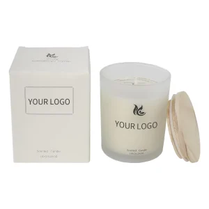 New Luxury Fragrance Gift Box Set Smokeless Aromatherapy Soy Wax Handmade Scented Candles in Glass Jar for Holiday & Diwali