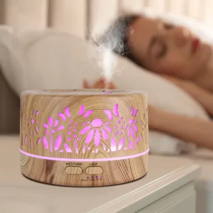 New Product Aroma Diffuser 500ml Fragrance Air Humidifier Home Hollow Ultrasonic Electric Aroma Diffuser