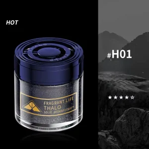 New Smell Car Gel Scent Air Freshener Can Tin Solid Fragrance Perfume