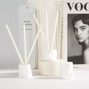 No-Liquid Aroma Diffuser Fragrance Reed Fiber Diffuser Sticks with Essential Oils
