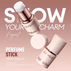 O.TWO.O Solid Perfume Stick Refreshing 4 Flavors Long Lasting Fresh Fruity Floral Scent Cream Perfume Balm for Body