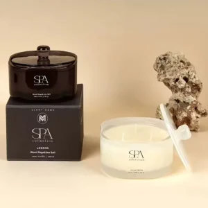 ODIS Luxury Handmade Soy Wax Candle Jar with Lid Scented Candles Private Label Smokeless Aroma Custom Holiday Bars