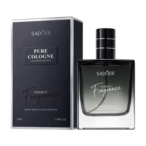 ODM Custom Logo SADOER Men Charm Cologne Perfume Fresh Woody Aroma Long Lasting Fragrance Refreshing Body Odor Removing 55ml OEM