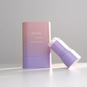 OEM 10g 15g 20g Oblate Deodorant Stick Oval Bottle Container Twist Rotated Bottle for Solid Sunscreen Perfume Antiperspirant Gel