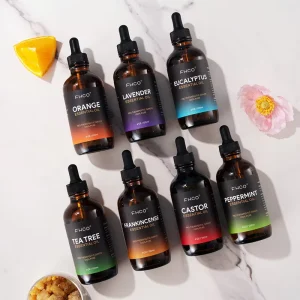 OEM 120ml Private Label 100% Pure Organic Essential Oil Lavender Tea Tree Peppermint Eucalyptus Frankincense Essential Oil