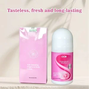 OEM 50ml Antiperspirant Deodorant Roll On Long Lasting Sweat & Odor Control