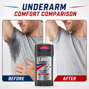 OEM 72H Odor Protection Bacterial Caring Ocean Chill Scent White Label Bespoke Packaging Men’s Antiperspirant Deodorant Stick