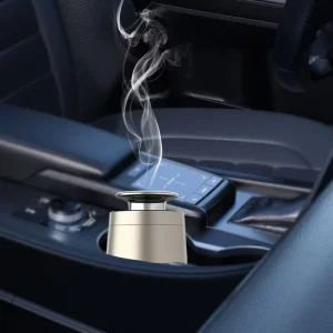 OEM All-Metal USB Rechargeable Electric Car Aroma Diffuser, <10ml, Ultrasonic, Essential Oil Device, Easy Clean