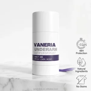 OEM Antiperspirant Stick for Underarm 48H Odor Protection Deodorant Stick Natural Ingredients Alcohol Free Low MOQ