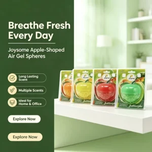 OEM Apple Eco-Friendly BSCI Certified Air Freshener Gel Beads Long Lasting Fresh Fragrance Home Use Customizable Color Multiple
