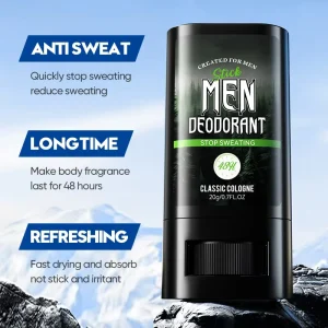 OEM Cool Ocean Men Underarm Whitening Brightening Antiperspirant Natural Fragrance Deodorant