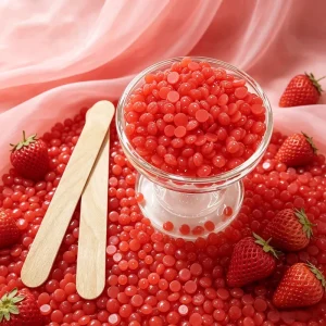 OEM Factory 400g Natural Strawberry Rosin Hard Hot Depilatory Hair Removal Wax Beans Beauty Salon Face Body