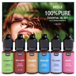 OEM Fragrance Pure 100% Pure 10ml*6 Sets Eco Friendly Essential Oil Set Gift Box Diffusers Sweet Fresh Aromatherapy Massage Oils