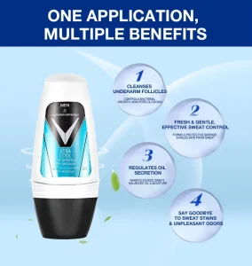 OEM Liquid Antiperspirant & Deodorant 50ml Refreshing Pocket Perfume Unisex Long Lasting Fragrance
