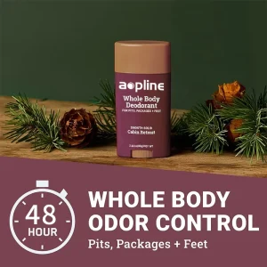 OEM Mineral Liquid Antiperspirant Deodorant for Feet Aluminum Free Long Lasting 48 Hour Odor Control