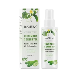 OEM ODM 120ml Daily Deodorant Spray Anti Perspiring Feature Cucumber Scent Fresh Perfume Body Antiperspireant Deodorant Spray