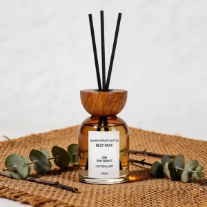 OEM ODM 150ml Reed Diffuser Container, Custom Size and Color Glass Diffuser Bottle