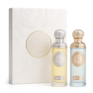 OEM ODM 2pcs Private Label Luxury Women Light Perfume Gift Set Long Lasting Floral Aquatic Fragrance Factory Supplier