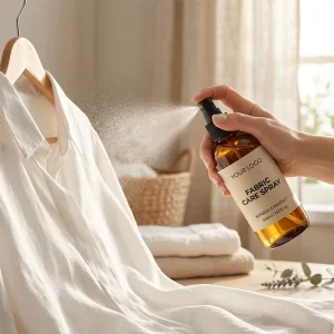 OEM ODM 300ml Orange Jasmine Woody Scent Long Lasting Laundry Fragrance Mist Fabric Freshener Spray Room Fabric Spray