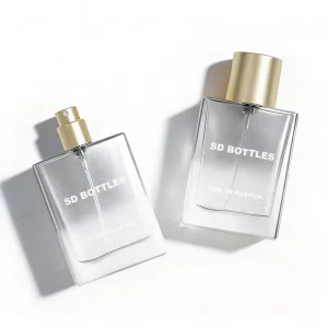OEM ODM 30ml 50ml 100ml Customized Unisex Fragrance White Black Blue Pink Luxurious Glass Perfume Bottle Pump Sprayer Reed