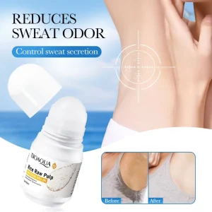 OEM ODM BIOAQUA Portable Antiperspirant Unisex Whitening Rice Raw Pulp Roll on Deodorant Natural Body Care