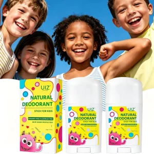 OEM ODM Long Lasting Child Antiperspirant Stick 48 Hour Protection Vegan Natural Kids Body Deodorant Balm Stick