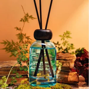 OEM ODM Private Label 100ml 200ml 350ml Glass Bottle Essential Oil Flameless Reed Diffuser Set for Home and Hotel Decoration