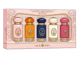 OEM ODM Private Label 5pcs Mini Perfume Gift Set for Women Long Lasting Light Floral Fruity Fragrance Factory Supplier