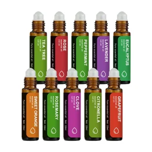 OEM Private Label 10 ml Roll On Aromatherapy Essential Oil Comforting Tea Scent for Calming Peace and Sleep