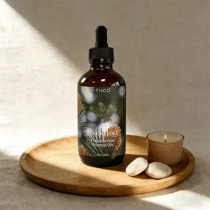 OEM Private Label 120ml Pure Pine Needle Essential Oil Natural Plant Fragrance Oil for Aromatherapy Candle Soap Making