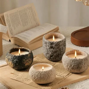 OEM Private Label Organic Environment Friendly Scented Soy Wax Votive Candle with Custom Logo for Christmas Ramadan Easter Decor