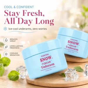 OEM Private Label Your Logo Peppermint Cooling Antiperspirant Deodorant Cream Unisex Keeps Underarms Dry Non Sticky