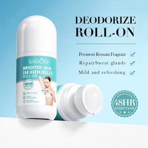 OEM SADOER Liquid Herbal Sweat Suppression Long Lasting Refreshing Fragrance Deodorant Antiperspirant 50ml for Women