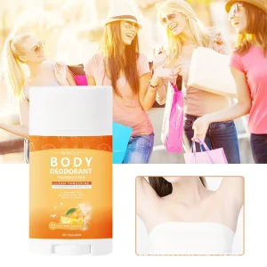 Orange Antiperspirant Deodorant Stick Body Deodorant Stick Deodorant for Underarm Use Unisex