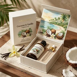 Organic Coconut & Vanilla Oil for Nourishing Moisturizing Skincare Candle Making Diy Perfume Aroma Diffuser Aromatherapy