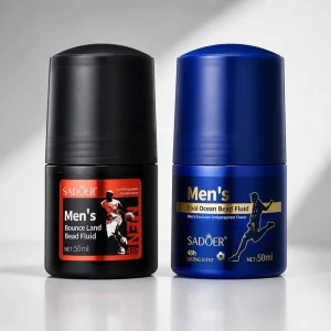 Organic Natural Flavor Antiperspirant Fragrance Roller Type Deodorant Perfume Long Lasting Fresh Underarm Dryness for Men