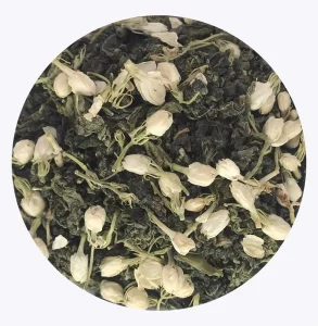 Organic Tea Scented With Flowers Jasmine Oolong Tea Tie Guan Yin