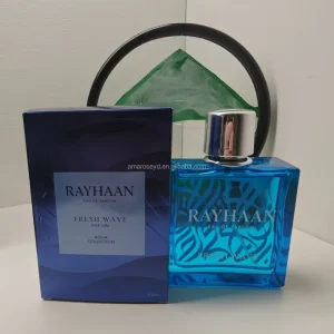 Original Long Lasting Perfume FRESH WAVE HIM 100ml Arabian Middle East Men Unisex Oil Fragrance Mint Vanilla Lavender