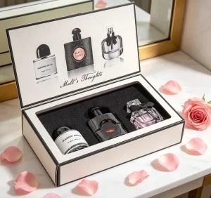 Original Perfume Set Women Free Water Black Opium Eau De Parfum Woody Floral Scent Three Piece Gift Box Spray