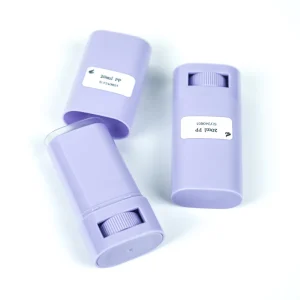 PP Deodorant Stick 20g Empty Purple Plastic Deodorant Antiperspirant Sticks Bottle Twist Deodorant Container