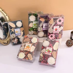 PVC Petal Air Freshener Dried Flower Potpourri Bag Home Fragrance Sachet Art Deco Design Plant 3-Year Expiration Valentine’s Day