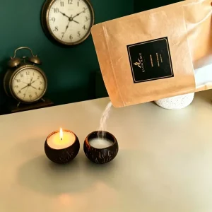 Palm Sand Wax Scented Reusable Making Plant Based Peal Glass Jar Granules Bulk Granulated Wicks Pearl Sand Wax Candle