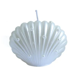 Pearlescent Pearl Shell Handmade Votive Candles for Home Decoration