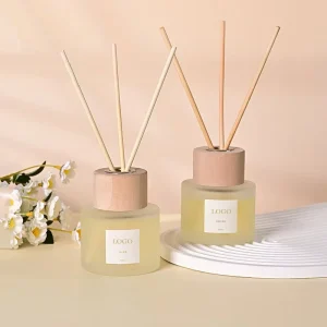 Perfume Air Freshener Essential Oil Reed Diffuser Set with Custom Label, for Home and Hotel
