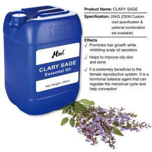 Perfume Aromatherapy Clary Sage Essential Oil Aroma Fragrance Oil for Body and Skin