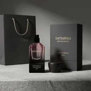 Perfume Bottle 30 50 100ml Luxury Glass with High-end Shock Pump Customized Box