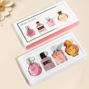 Perfume Four-piece Gift Box Set Shandong DXR635 Cherish Goddess Water Lasting Female Floral Goddess Adventure Miss Perfume